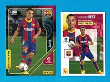2020-21 FC Barcelona Sergino Dest Megacracks Panini #474 Sticker Rookie #5 BIS