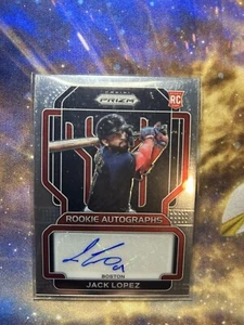 2022 Panini Prizm Jack Lopez Auto Rookie RC RA-JZ Red Sox Boston - Picture 1 of 2