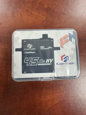 Servomotor FLASH HOBBY 45Kg Completo Impermeable Sin Núcleo Estándar 180 Grados HV Foto 1 de 4
