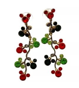 Disney X BaubleBar Limited Edition Mickey Mouse Strass Ohrhänger - Bild 1 von 14