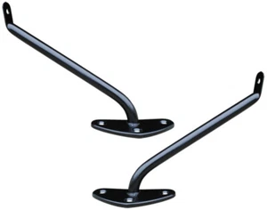 67-72 Chevy C/K Truck Driver & Passenger Black Side View Door Mirror Arms - Picture 1 of 6