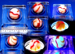 Beautiful UV Reactive Translucent Marble .60" - Picture 1 of 1