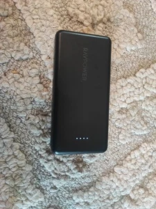 RAVPOWER Pioneer 20000mAh PD 15W Power Bank RP-PB1216 In Working Condition - Zdjęcie 1 z 8
