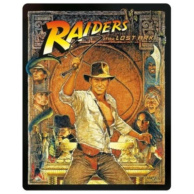 RAIDERS OF THE LOST ARK 4K ULTRA HD + BLU-RAY STEELBOOK ED. REGNO UNITO AUDIO IT - Immagine 1 di 2
