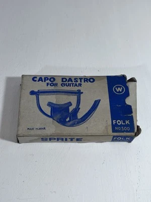 Vintage Capo Dastro - Sprite - Folk No 500 - Guitar Capo- Boxed - Image 1 of 4