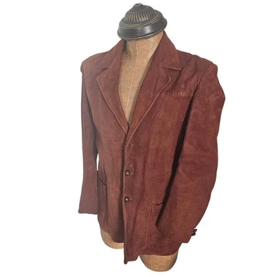 Chaqueta Blazer De Colección McGregor Drizzle Gamuza Para Hombre Talla Roja Talla 38 Leer Descripción Foto 1 de 4