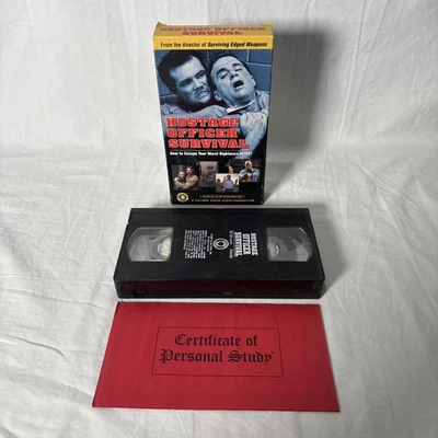 Hostage Officer Survival (VHS 1998, Calibre Press) Rare HTF - Image 1 of 4
