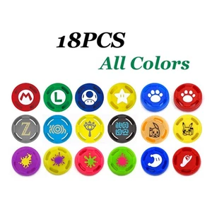 18pcs Silicone Thumb Stick Grips Caps Joystick Cover for Nintendo Switch Joy-Con - Picture 1 of 13