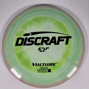 Discraft ESP Vulture 175-176g Green Swirl Driver Golf Disc - Picture 1 of 9