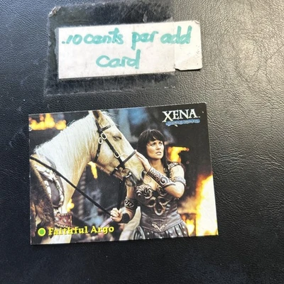 Jb9d Xena The Warrior Princess Beauty Season 4/5 #63 Faithful Argo The Horse - Image 1 of 2