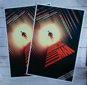 Póster promocional The Running Man x2 edición limitada evento de fans Glen Powell 2025 - Imagen 1 de 2