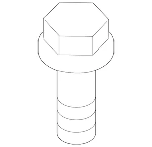Genuine Mazda Radiator Support Upper Bolt 9YA1-1A-801 - Picture 1 of 2
