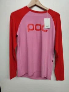 POC Essential MTB Damen W´s Logo Jersey Altair Pink/Prismane Gr. M Trikot Gravel - Imagen 1 de 2