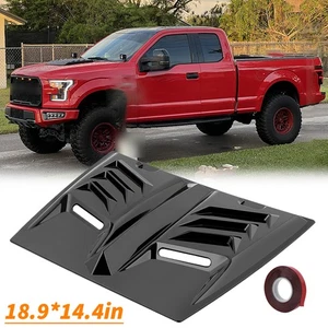 For Ford F150 F250 F350 Air Flow Scoop Hood Intake Vent Bonnet Trim Cover Guard - Picture 1 of 11