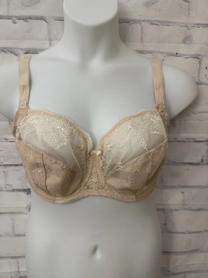 Fantasie Bra USA 34H Elodie Underwire Bra Side Support Beige Cappacino Sexy - Image 1 of 4