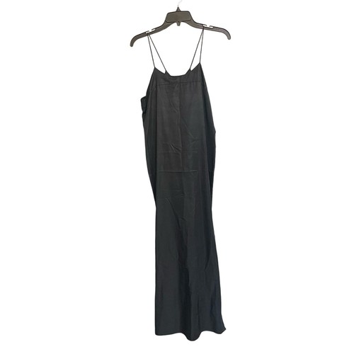 Abito Kate Spade Saturday taglia S senza maniche nero maxi sexy slip dress classico