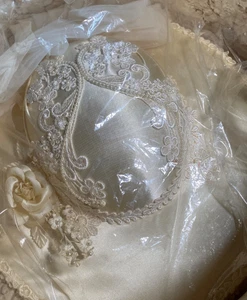 Vintage Wedding Lace Hat Veil - Picture 1 of 10