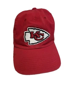 Kansas City Chiefs Red Cap NFL LOGO ‘47 Hologram Adjustable Strap Used Condition - Picture 1 of 11