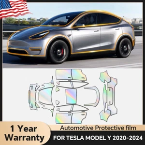 Full Car TPU Clear PPF Precut Paint Protection Film for Tesla Model Y 2020-2024 - Picture 1 of 21