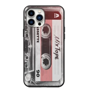 Funda de teléfono con cinta mixta descolorida Old School casete años 80 para iPhone 7 8 X XS - Imagen 1 de 1