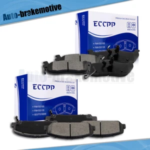 PASTILLAS FRENO DELANTERAS TRASERAS CERÁMICAS PARA INFINITI QX56 NISSAN ARMADA TITAN 2008-2010 - Imagen 1 de 12