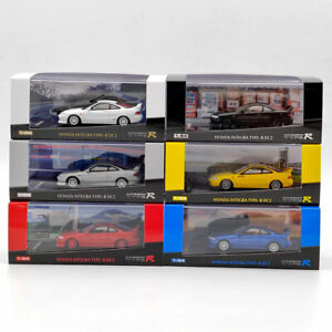 HOBBY 1:64 Collection HONDA Integra Type-R DC2 Diecast Model Car Toys 6 Colors