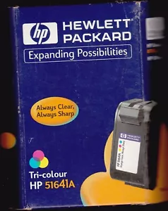 Hewlett Packard Tri-colour HP51641a ABB Inkjet print cartridge - Picture 1 of 3