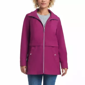 (1) Vince Camuto Damen Regenjacke Gr. XS Fuchsia brandneu - Bild 1 von 4