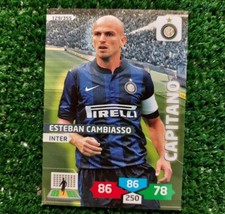 CARD ADRENALYN XL FOOTBALLERS PANINI 2013/14 INTER N°129 CAMBIASSO 2014 ⚽️