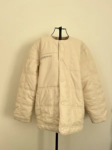 Pangaia Quilted Collarless Jacket Flower-Warmth- Sand, Small, Current Season - Picture 1 of 10