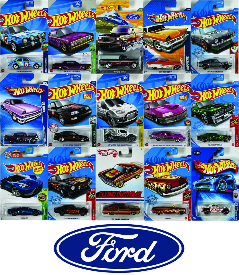 Hot Wheels Ford - '40s '50's '60's '70's to Modern Many To Choose - Trucks/Cars - Image 1 of 1