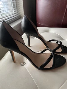 Aerin Cocobay schwarz Größe 8 Absätze offene Peeptoe Schuhe - Bild 1 von 8