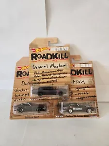 Hot Wheels Motor Trend Roadkill  set ( Charger, Datsun , Rotsun)  P100! - Picture 1 of 1
