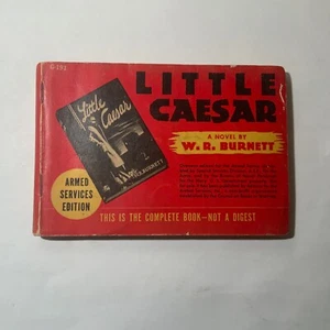 Little Caesar by W.R. Burnett 1944 Armed Services Edition G-191 / Very Good-VG+ - Bild 1 von 3