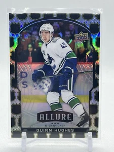 QUINN HUGHES 2020-21 Upper Deck Allure 🚨 1917 Shield 14/17 🚨 CANUCKS - Picture 1 of 2