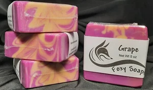Grape Grass-fed Tallow Homemade Artisan Soap - Picture 1 of 1