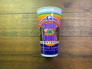 Vintage 1995 Taco Bell One On One NBA Championship Shaq vs Hakeem Drink Cup