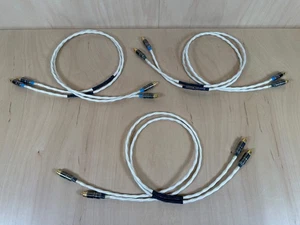 Interconexiones RCA Synergistic Research Alpha Sterling de 1 metro - Imagen 1 de 8