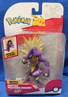 Figura característica de batalla Pokémon de Jazwares Toxtricity (2024) (PKW3419) (NISB) Foto 1 de 2