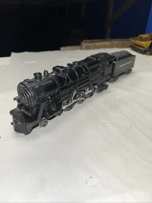 Locomotora de vapor para no fumadores Marx calibre O 1829 Hudson 4-6-2 funciona Foto 1 de 4