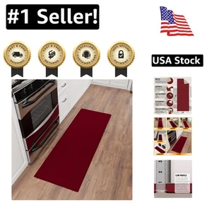 Stylish Washable Rubberback Runner Rug 2'3" x 6' – Ideal for Kitchen & Entryway - Picture 1 of 14