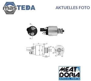 46126 STARTER MAGNETSCHALTER MEAT & DORIA FÜR AUDI A4,A3,TT,A6,B6,8P1,8PA,8J3 - Picture 1 of 5