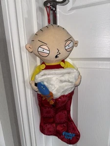 Family Guy Stewie Ray Gun Plush Head Christmas Xmas Stocking 2006 Retro Vintage - Picture 1 of 6