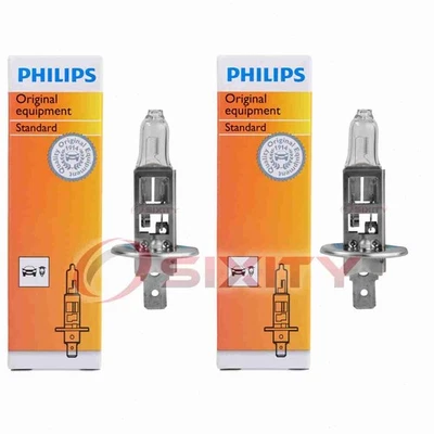 2 pc Philips High Beam Headlight Bulbs for Mercedes-Benz A160 A190 C230 C280 vu - Image 1 of 4