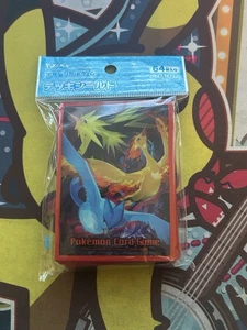 Pokemon Center Card Sleeves - Zapdos Moltres Articuno - Japanese Import - 64 - Picture 1 of 2