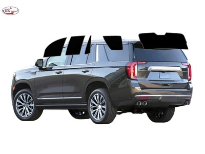 Computerized Custom PreCut 2Ply Window Tint Film Kit For ALL GMC Yukon 4 Door - Image 1 of 4