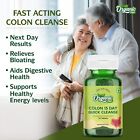 Organic 15 Day Quick Colon Cleanse - Natural Cleansing Formula, 30 Capsules