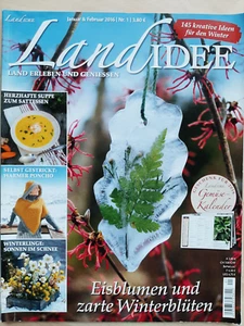Gartenzeitschrift / Land Idee / Januar & Februar 2016 Zeitschrift - Bild 1 von 3
