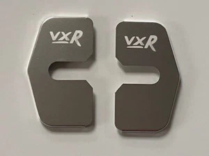 ASTRS VXR DOOR LOCK BUCKLE COVER CAP TRIM STAINLESS STEEL - 2 PIECES - Picture 1 of 2