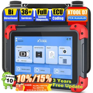 2025 XTOOL D7 Car Full Systems Bidirectional Diagnostic Scanner Tool Key Coding - Picture 1 of 15